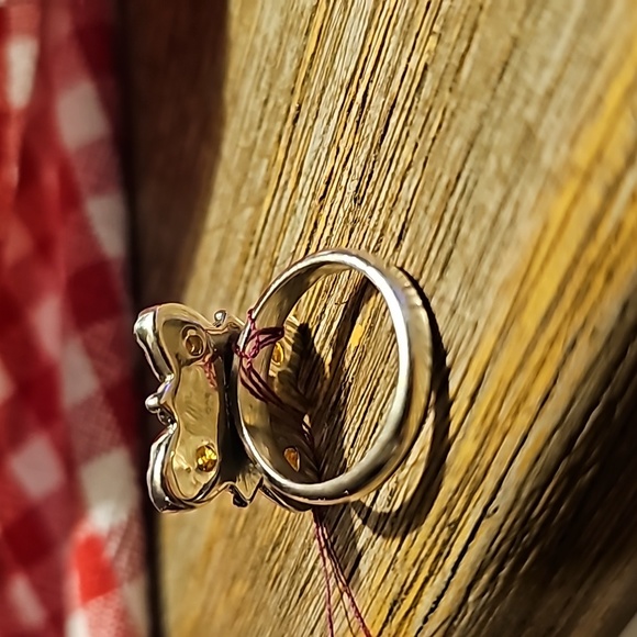 New Congac quartz Sterling Silver Ring - Picture 6 of 8